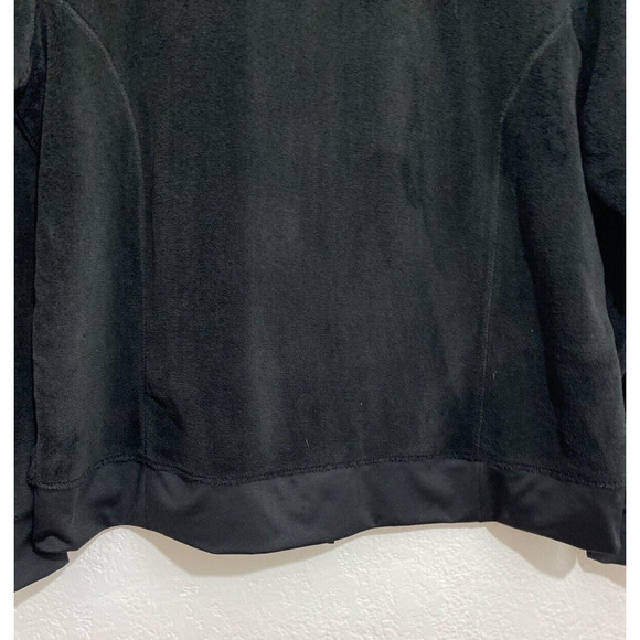 Athletic Works Size 2XL Men Black Fleece Jacket Lightweight Zip Up Long Sleeve - Picture 7 of 11